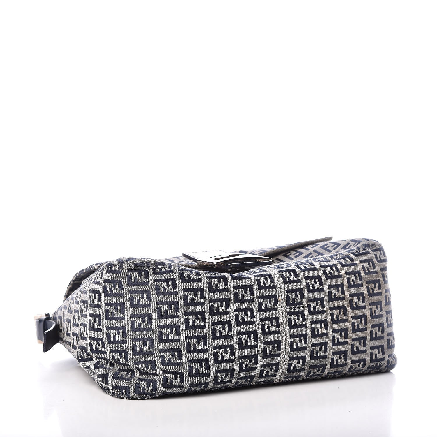 Fendi Zucchino Mama Baguette Navy 4 of 11