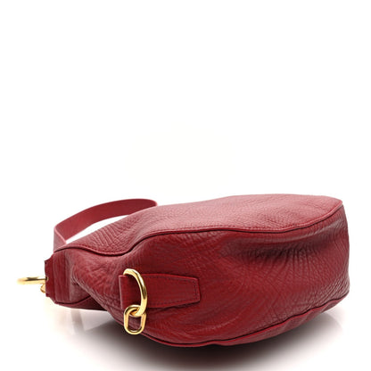 Burberry Grainy Calfskin Small Knight Bag Ruby 4 of 7