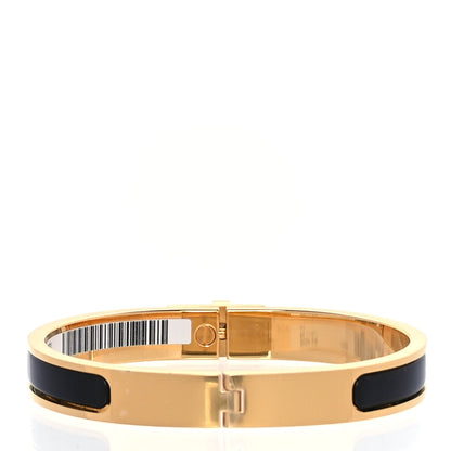Hermes Enamel Mini Clic Kelly Bracelet PM Black 3 of 5