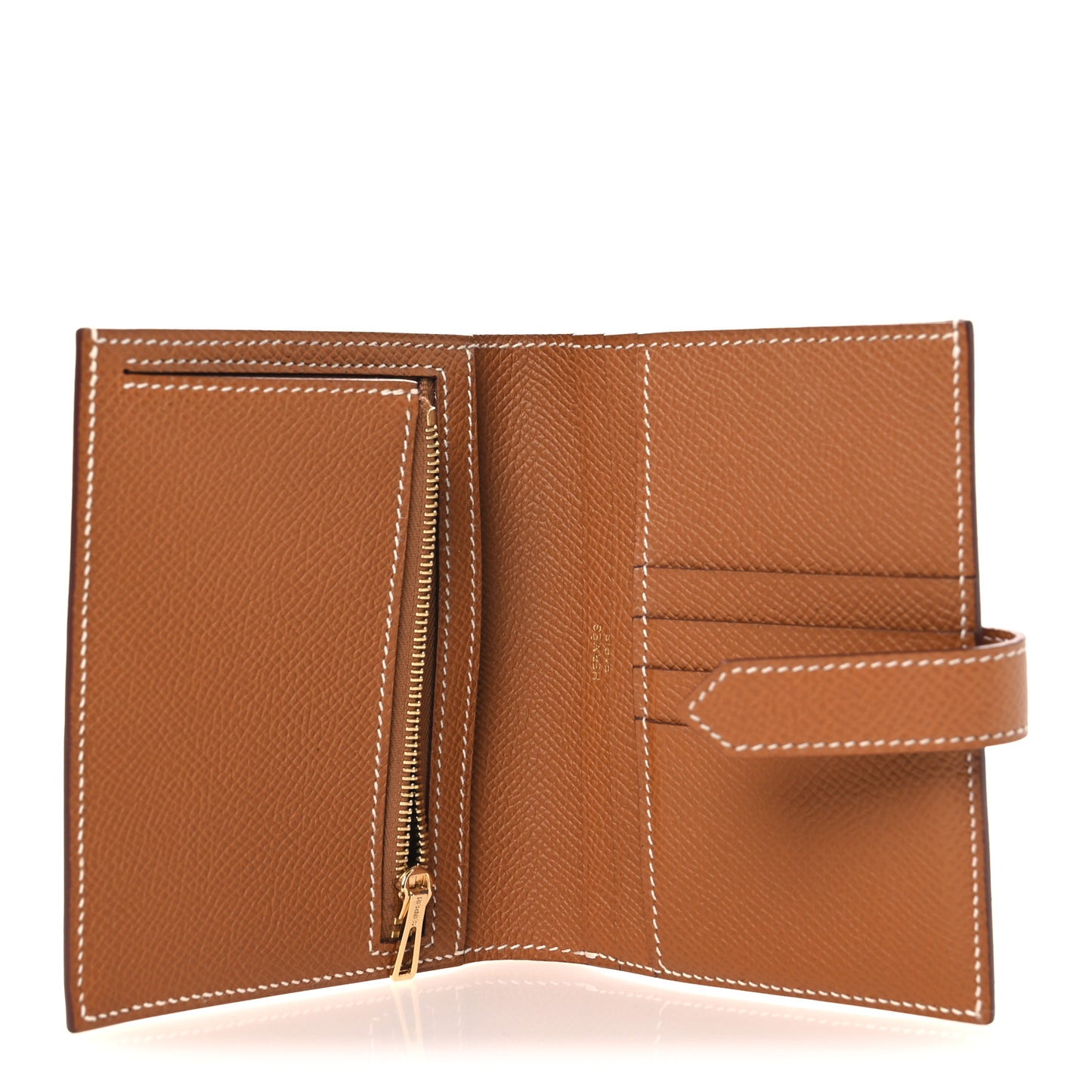 Epsom Bearn Compact Wallet Gold