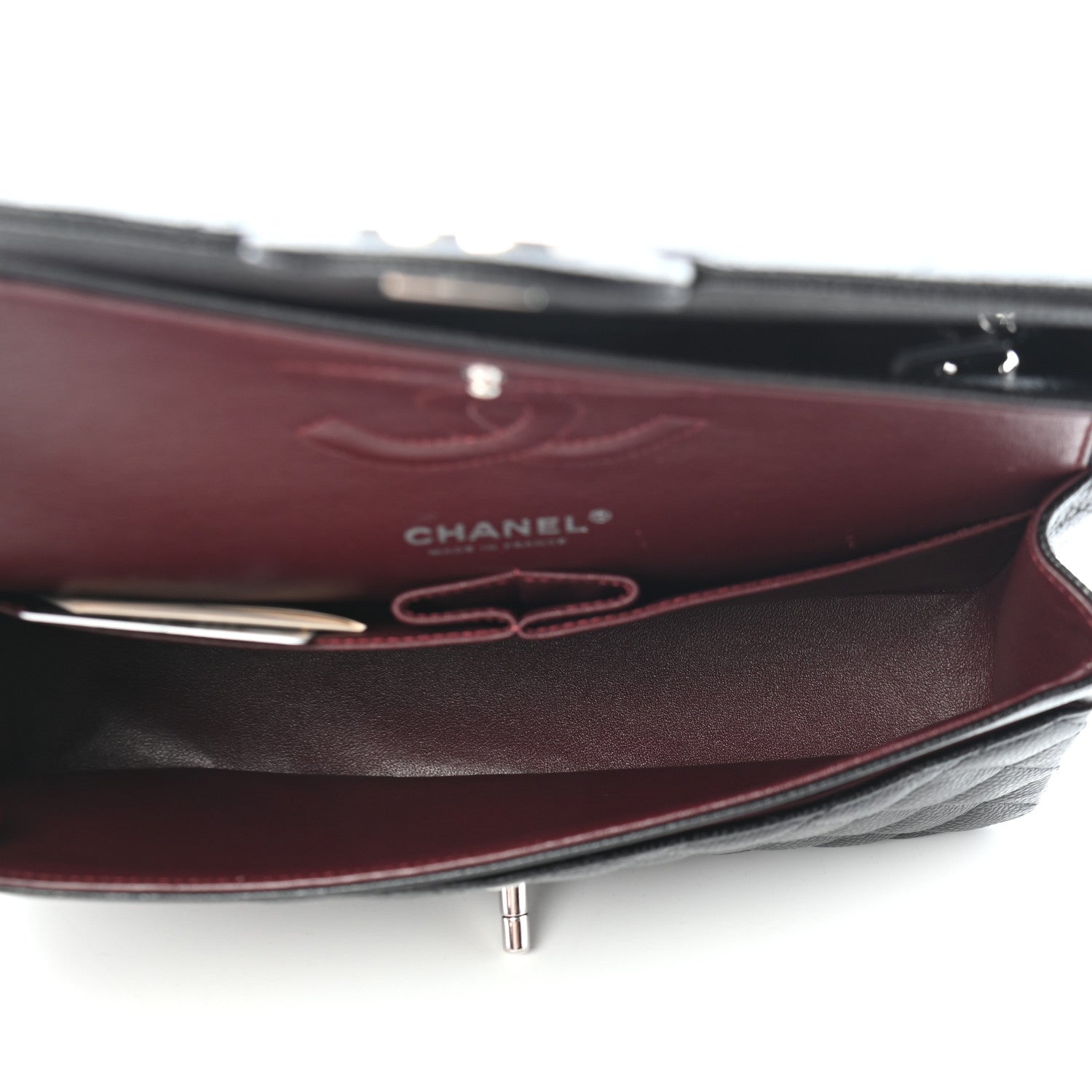 Chanel Caviar Quilted Medium Double Flap Black 5 of 9