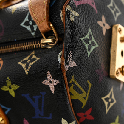 Louis Vuitton Monogram Multicolor Speedy 30 Black 26 of 27