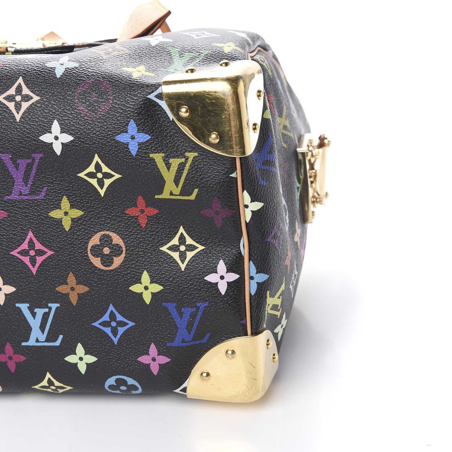 Louis Vuitton Monogram Multicolor Speedy 30 Black 13 of 14