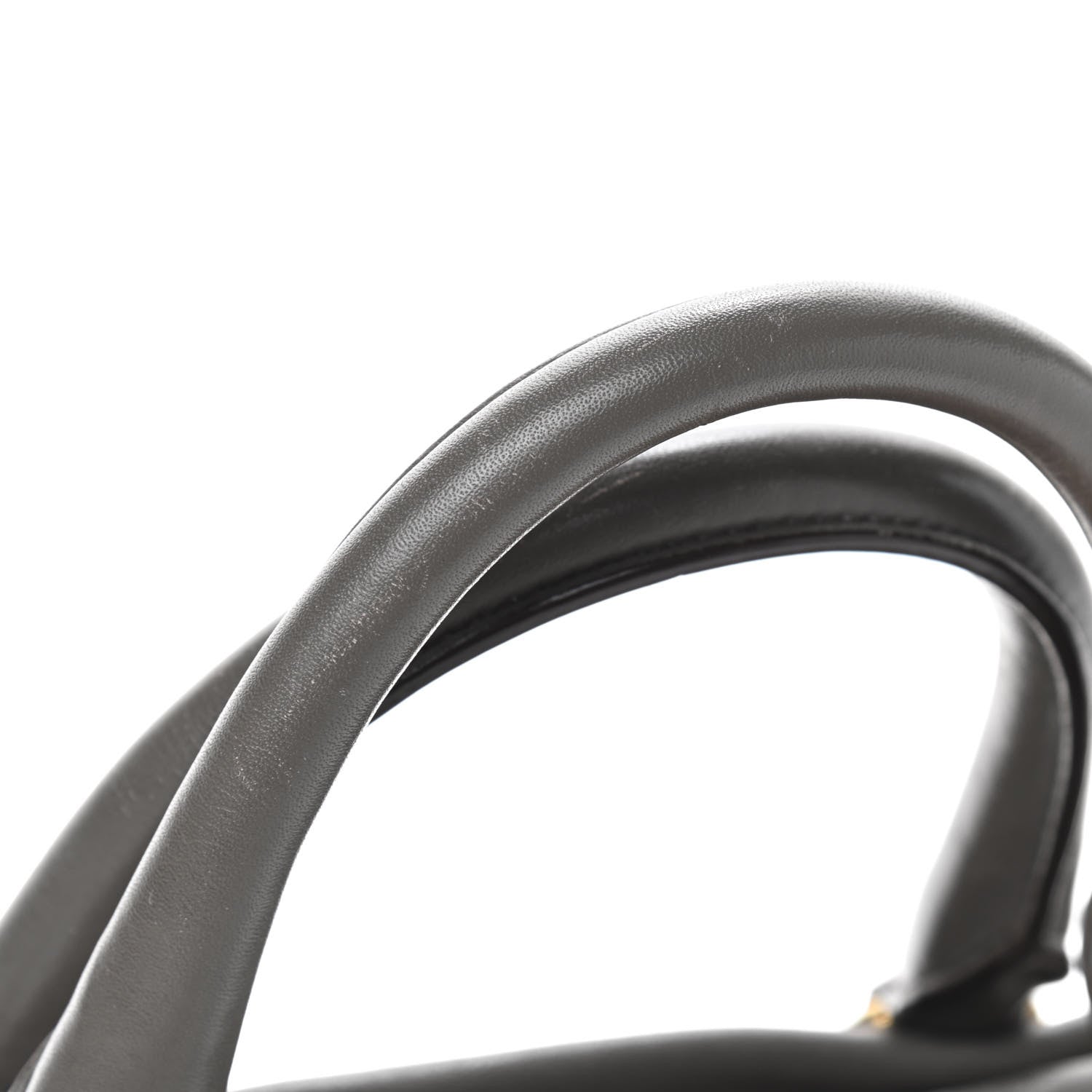 Prada Soft Calf Shopping Satchel Bag Bambu 10 of 10