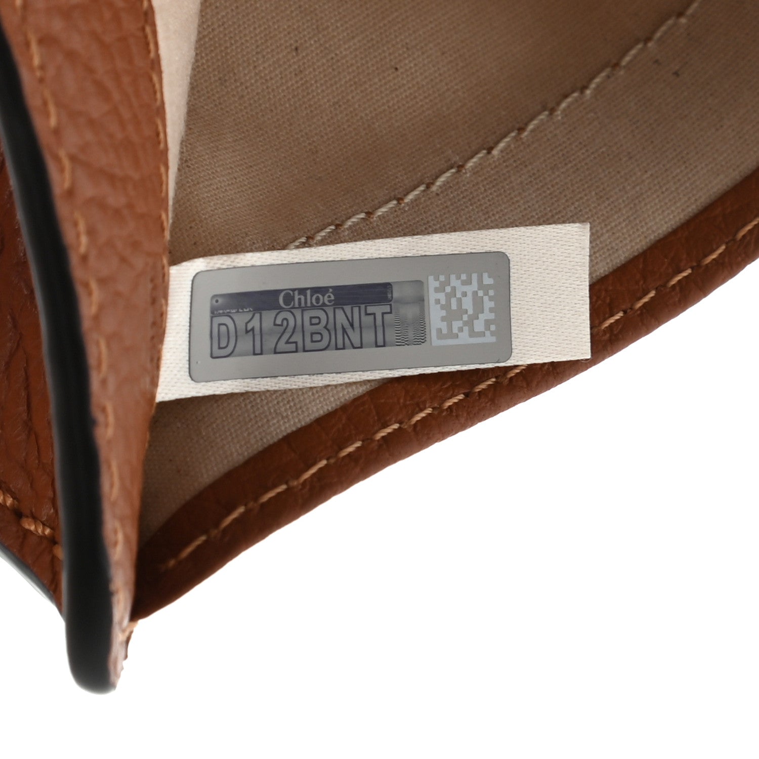 Chloe Grained Calfskin Marcie Square Wallet Tan 7 of 8