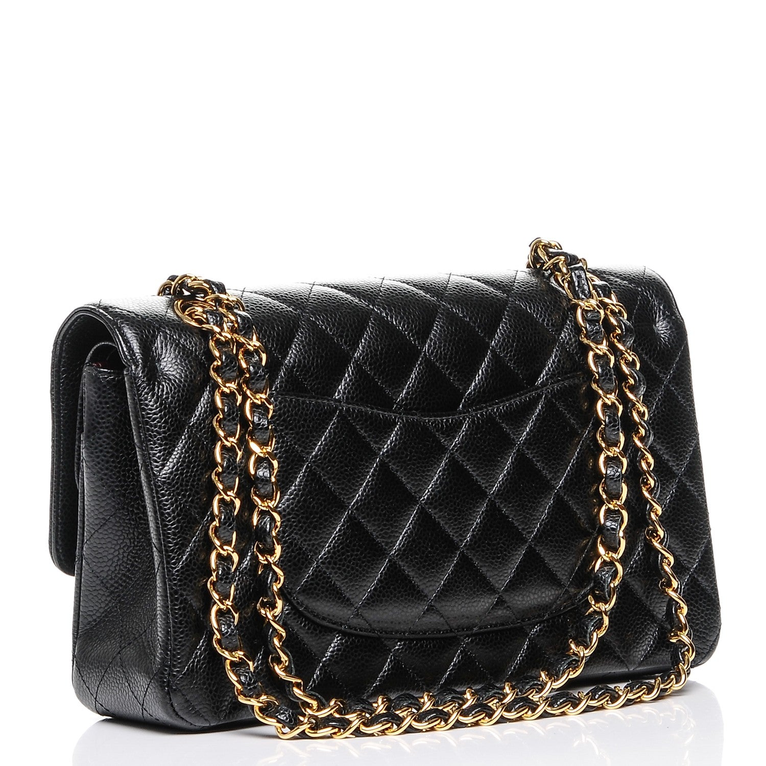 Chanel Caviar Quilted Medium Double Flap Black 3 of 8