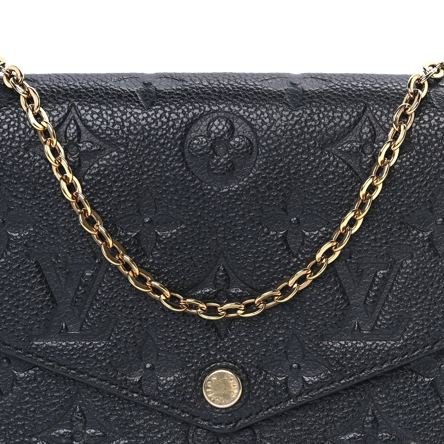 Empreinte Pochette Felicie Chain Wallet  Black
