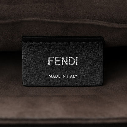 Fendi Vitello Liberty Scalloped Studded Kan I Shoulder Bag Bordeaux 6 of 13