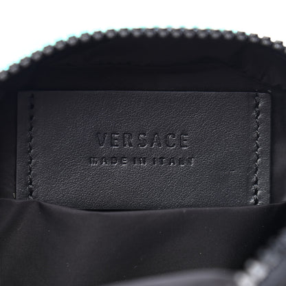 Versace Nylon Baroque Print Small Crossbody Bag Black 5 of 7