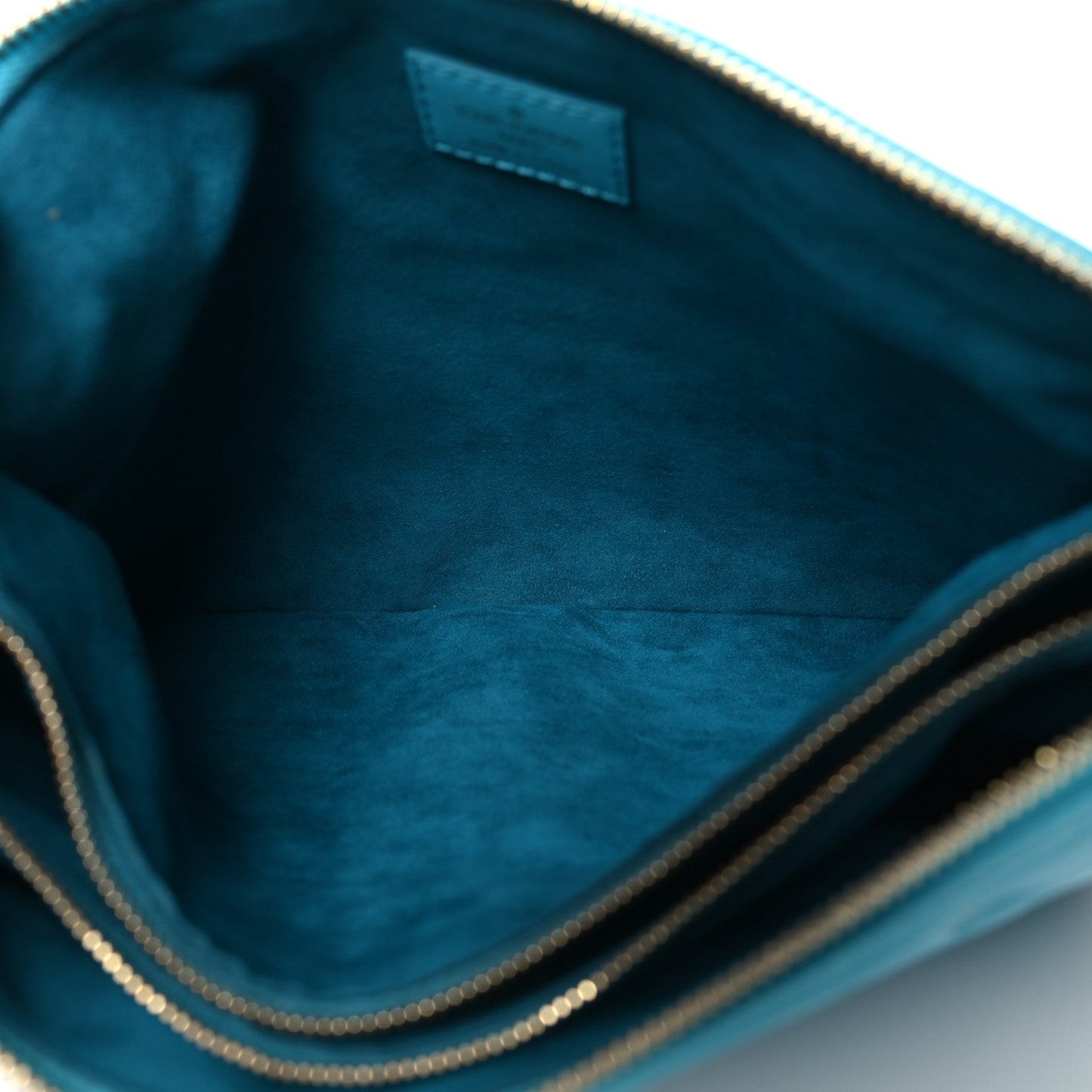 Lambskin Embossed Monogram Coussin PM Turquoise