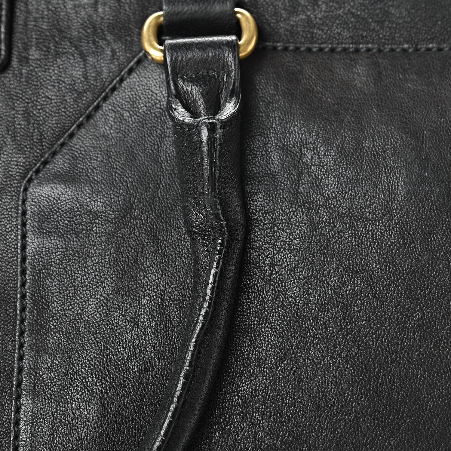 Saint Laurent Sheepskin Large Cabas ChYc Black 15 of 21