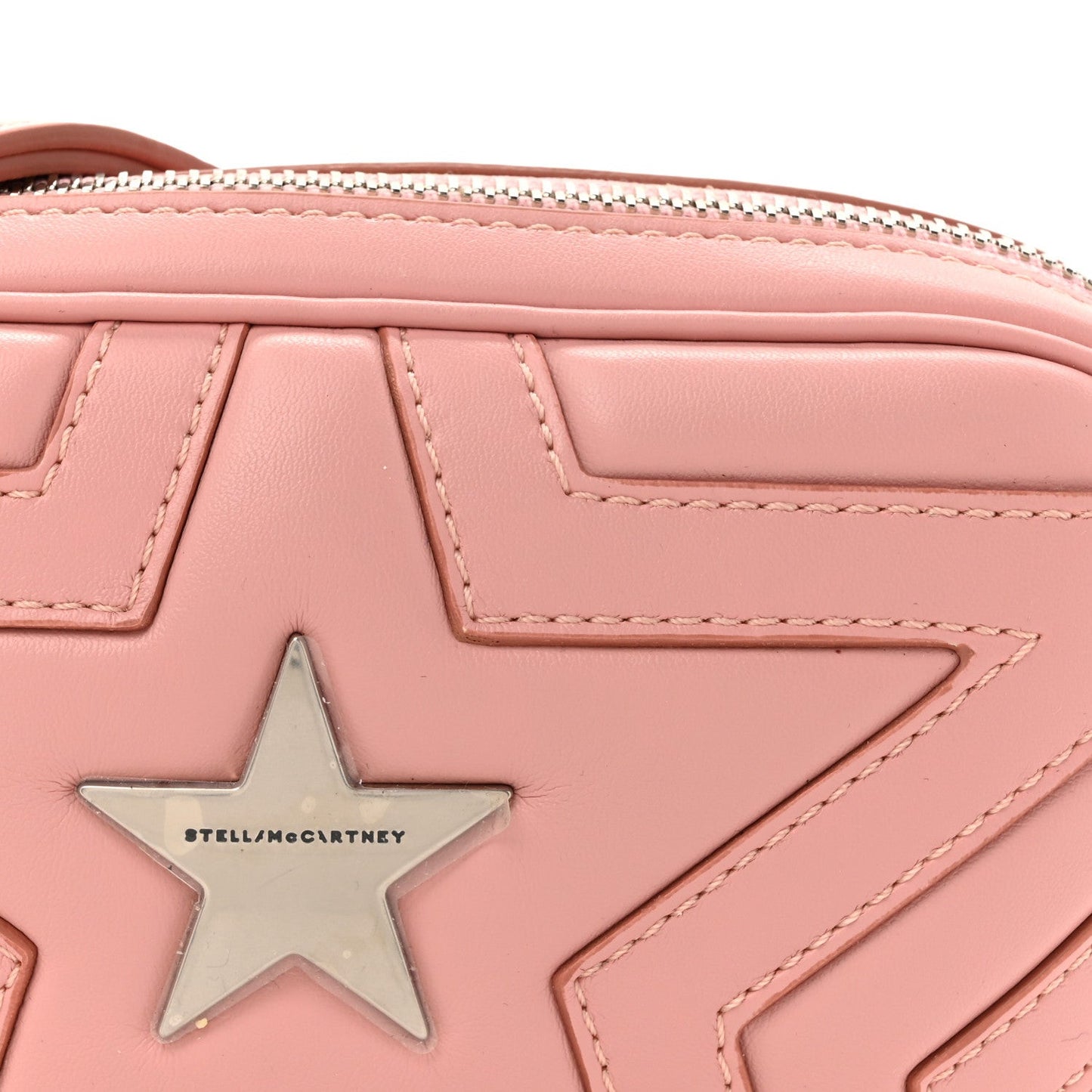 Eco Alter Nappa Star Patch Belt Bag Pink