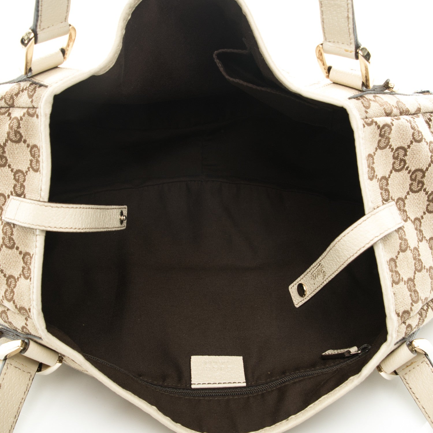 Gucci Monogram Medium Abbey Shoulder Bag Off White 5 of 7