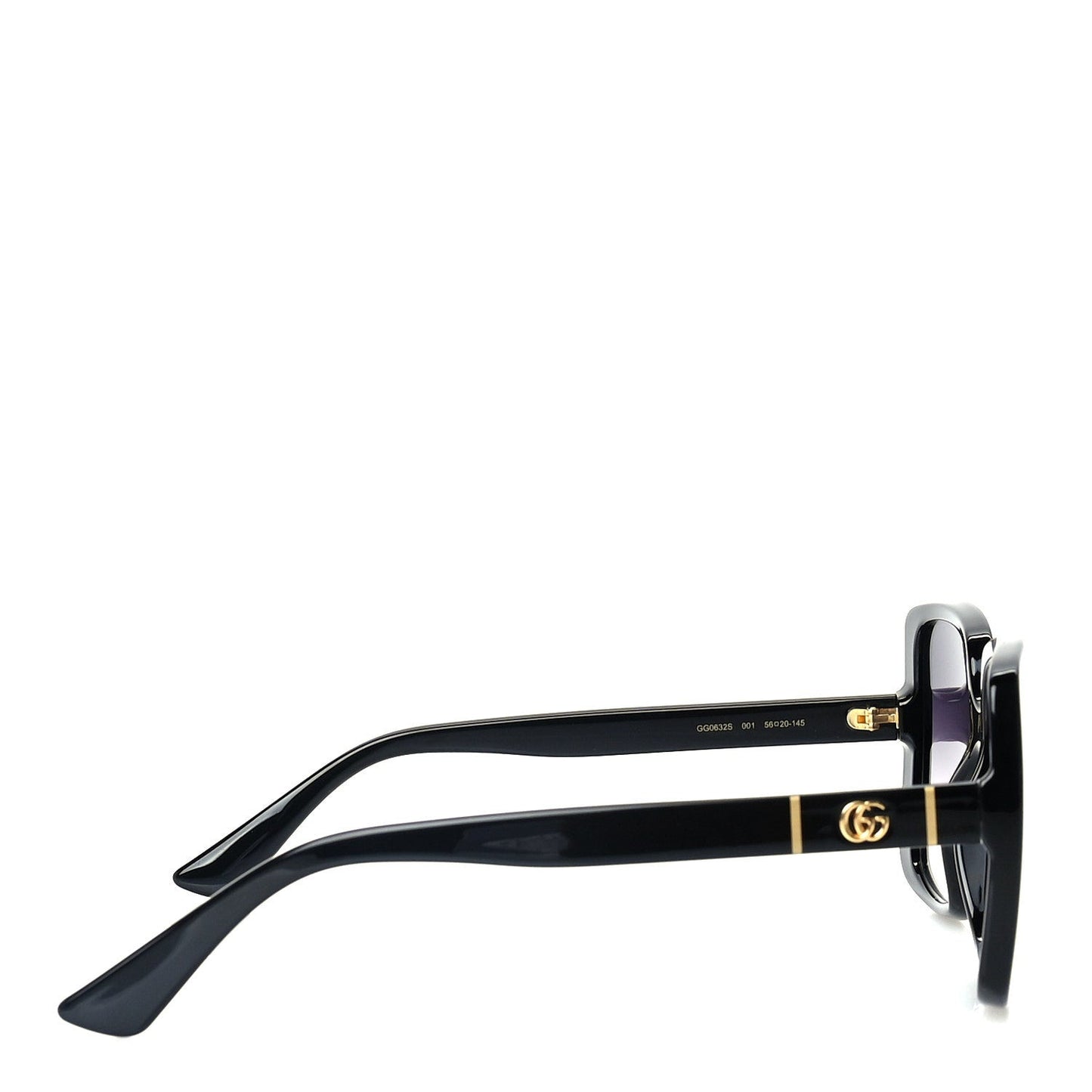 Acetate Square Sunglasses GG0637SK  Black
