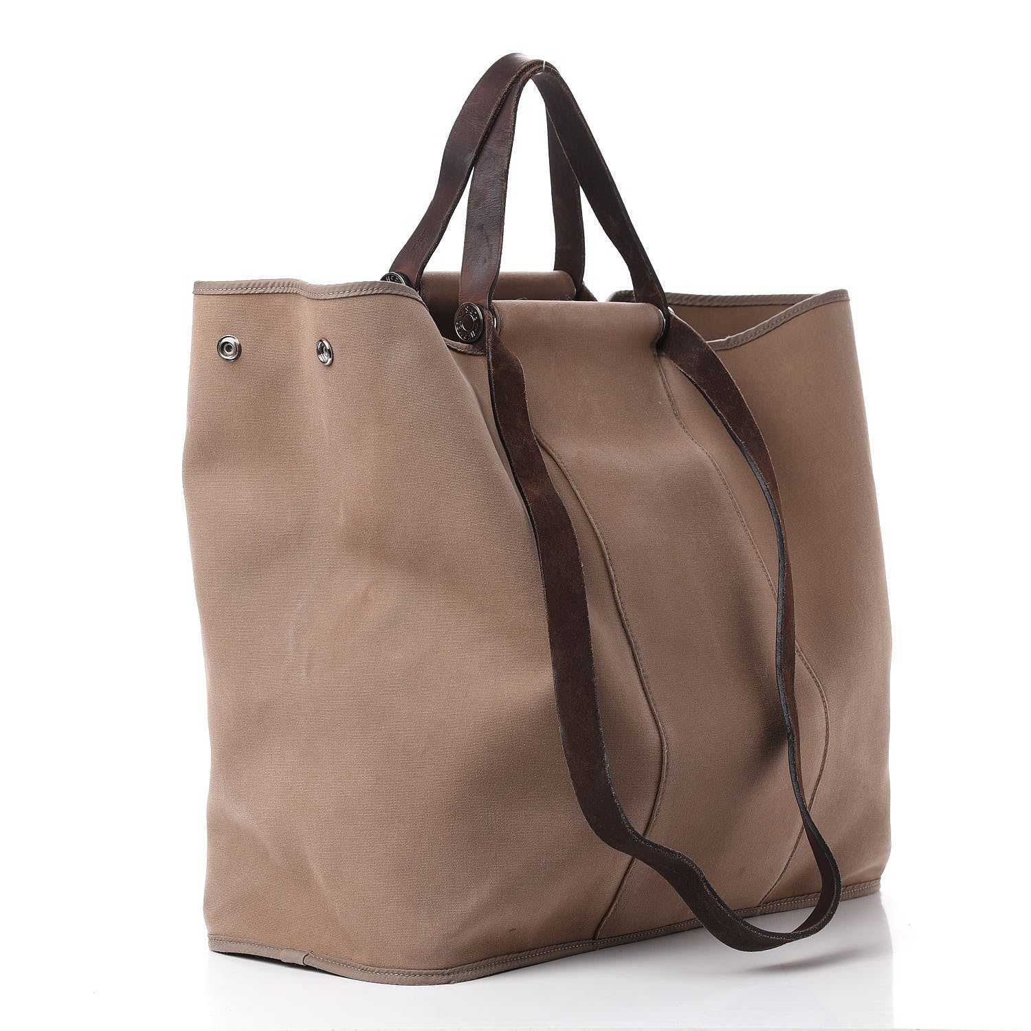 Hermes Toile Cabag Twist 42 GM Etoupe 3 of 11