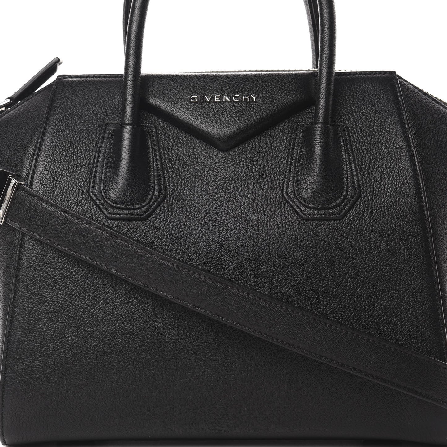 Sugar Goatskin Small Antigona Black