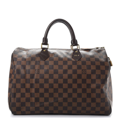 Louis Vuitton Damier Ebene Speedy 35 1 of 28