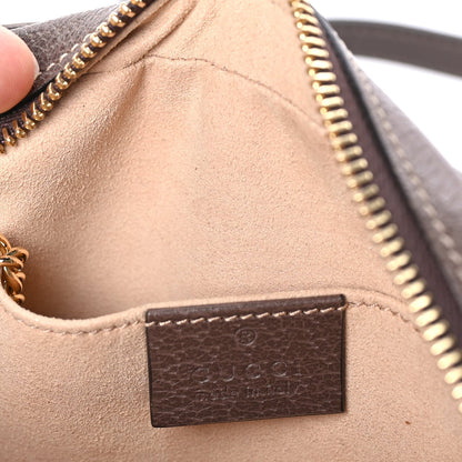 Gucci GG Supreme Monogram Web Mini Ophidia Shoulder Bag  Brown 5 of 7