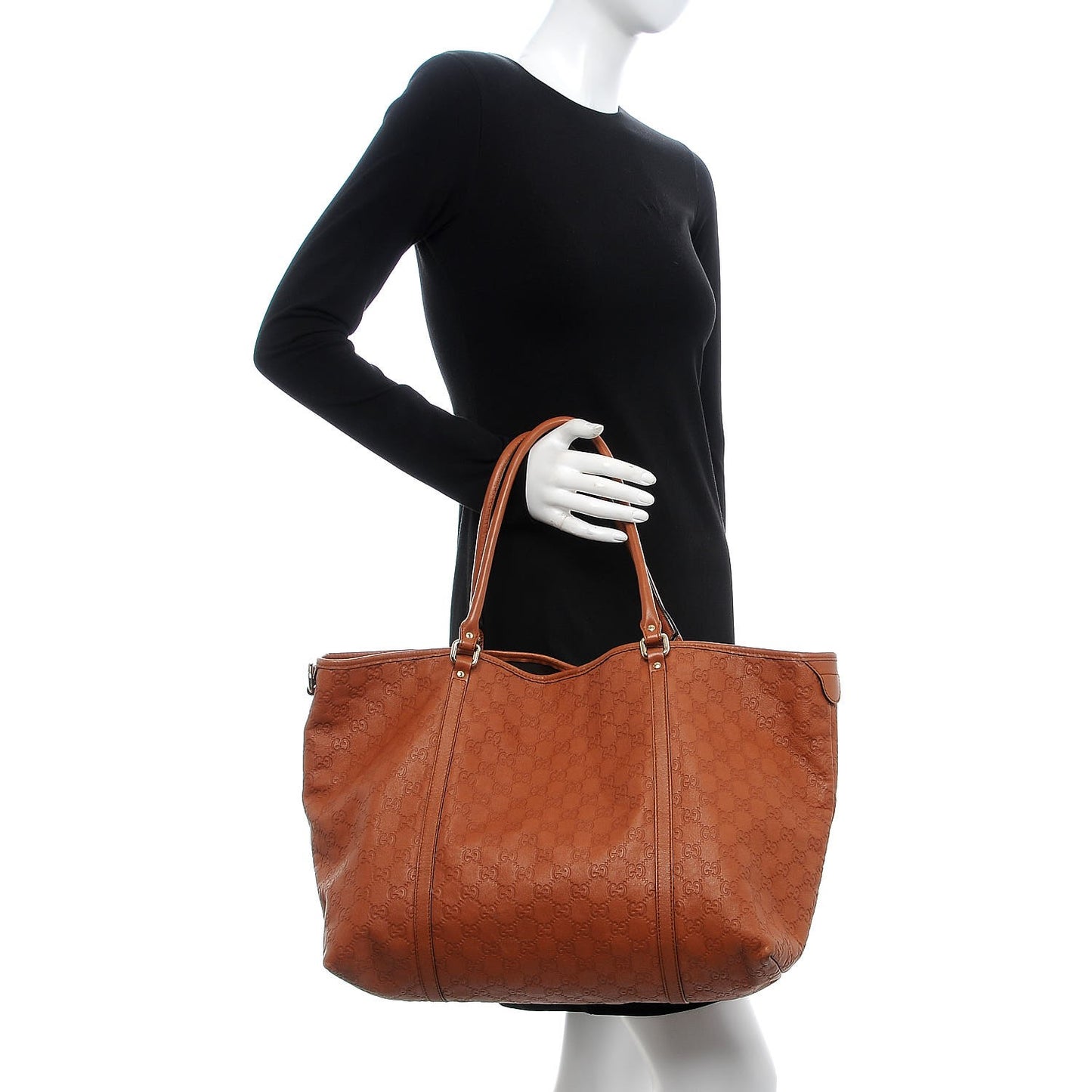 Guccissima Vitello Tender Large Joy Tote Saffron