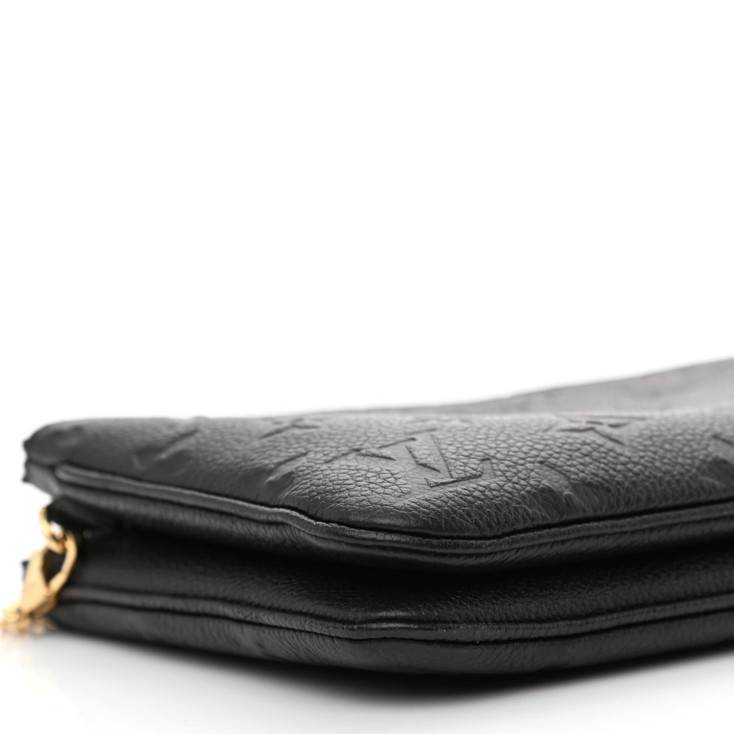 Empreinte Double Zip Pochette Black