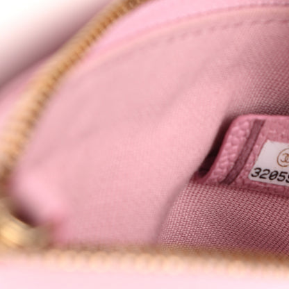 Chanel Caviar Quilted Small Cosmetic Case Pink 7 of 8