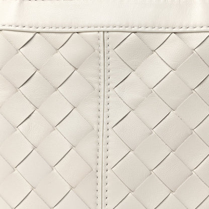 Bottega Veneta Nappa Intrecciato Small Flip Flap Tote Chalk 3 of 9