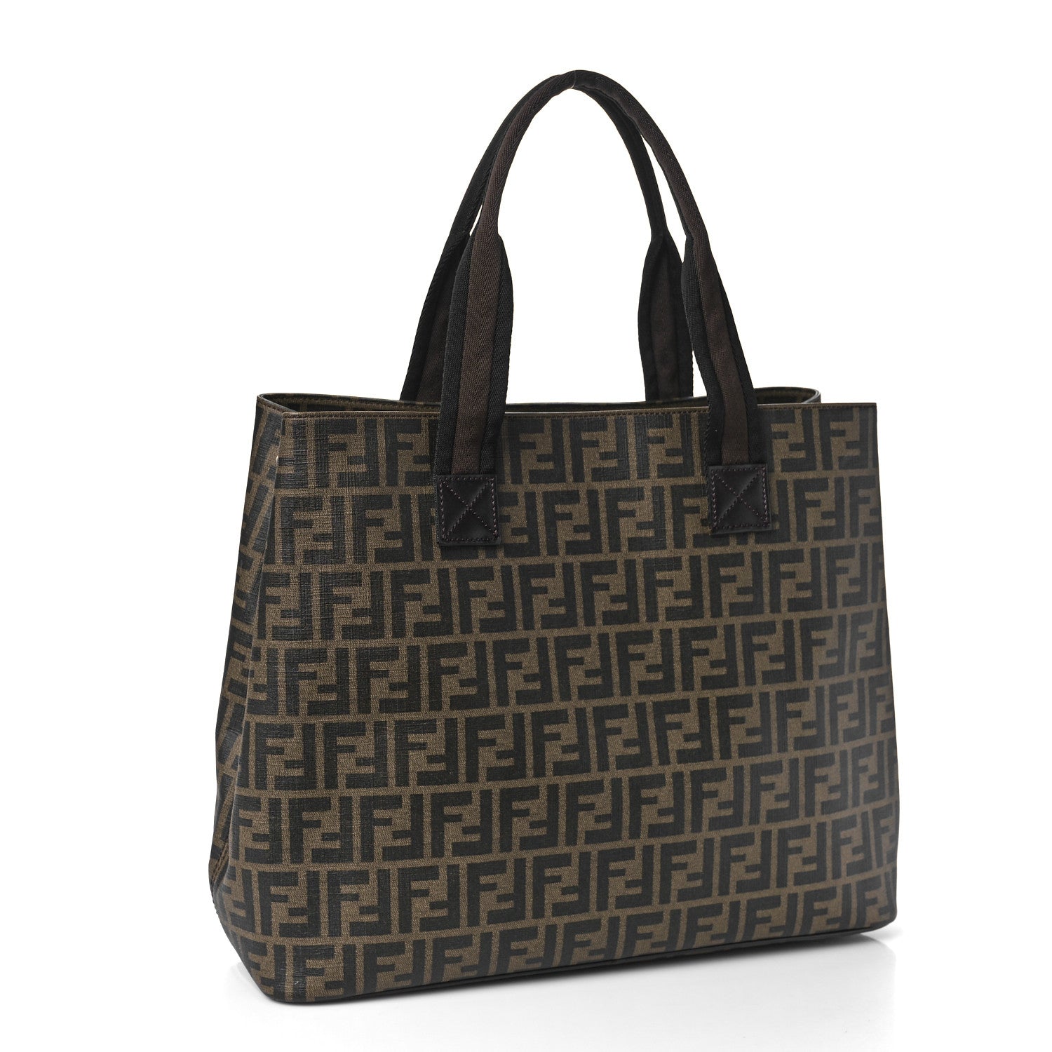 Fendi Zucca Spalmati Large Tote Tobacco 2 of 8