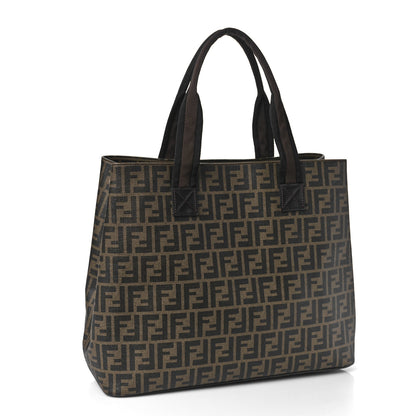 Fendi Zucca Spalmati Large Tote Tobacco 2 of 8