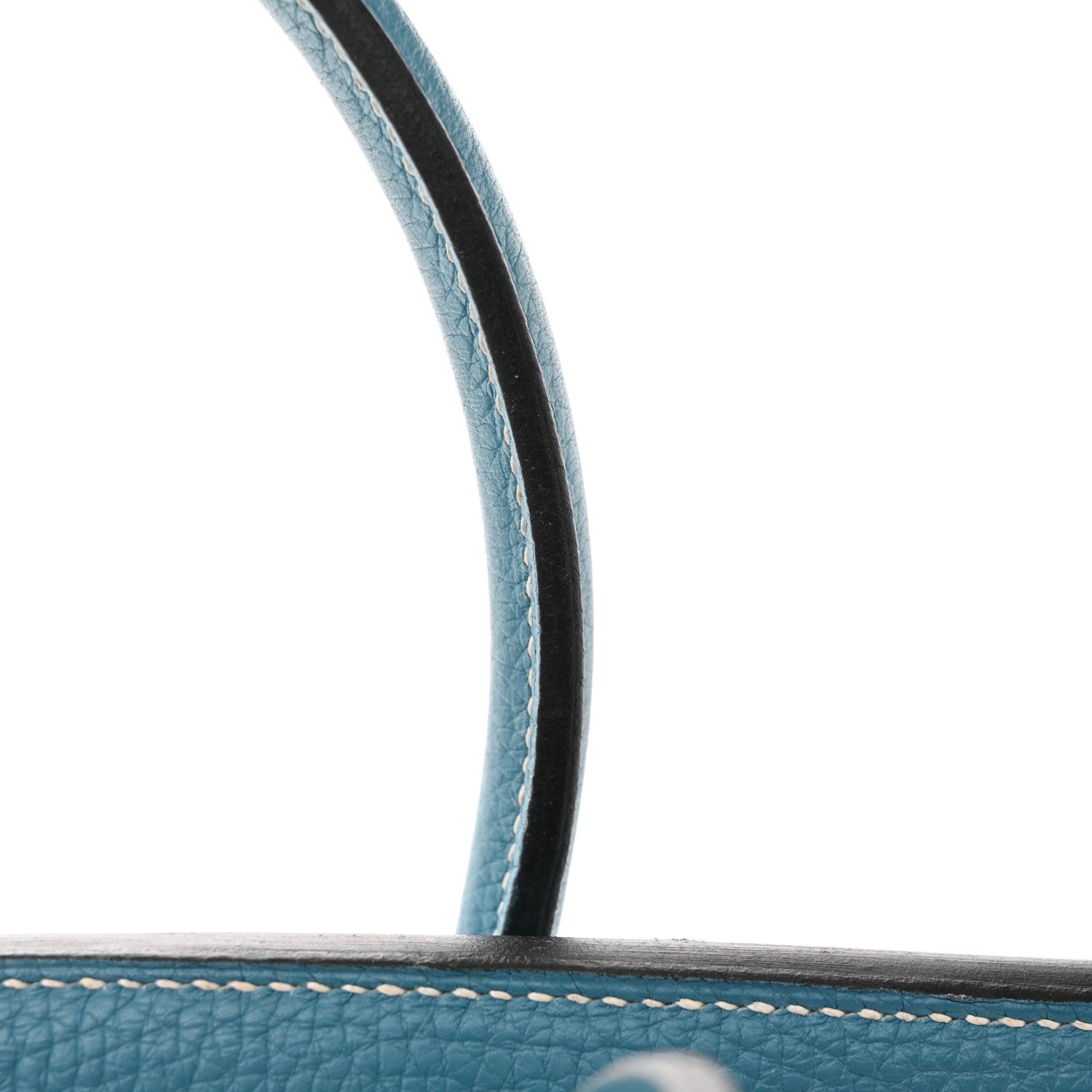 Hermes Taurillon Clemence BIRKIN 35 Blue Jean 19 of 20