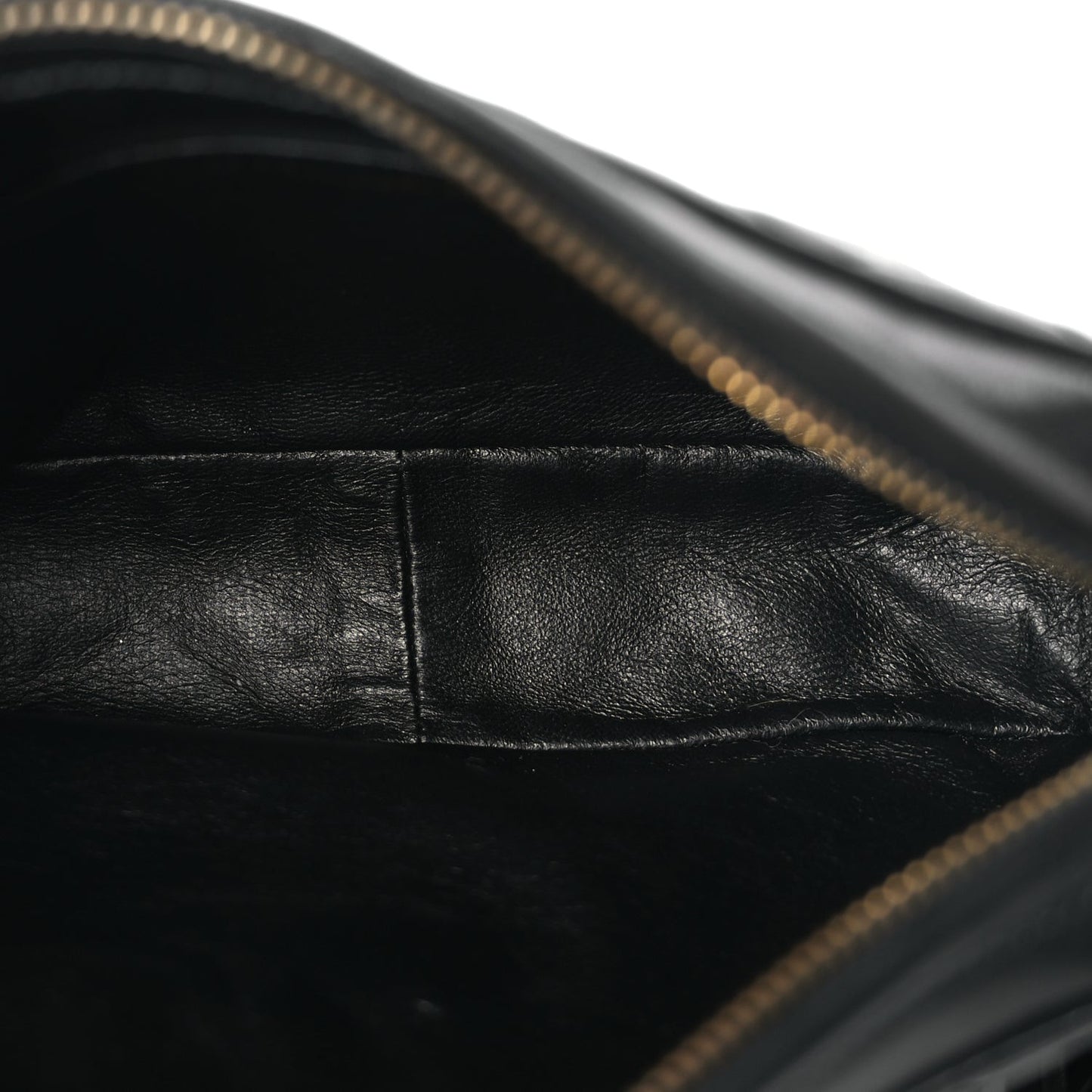 Lambskin Quilted CC Tassel Flap Camera Case Black