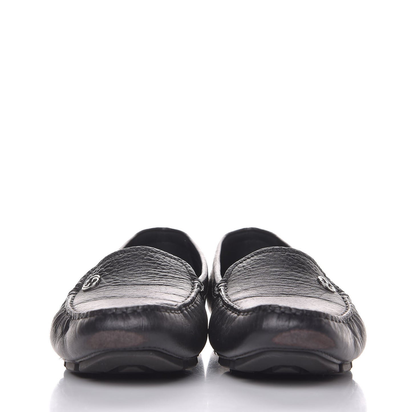 Cellarius Soft Interlocking G Driver Loafers 38.5 Black