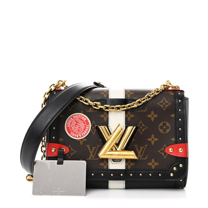 Louis Vuitton Epi Monogram Complice Trunks and Bags Twist Shoulder Bag MM Black 3 of 10