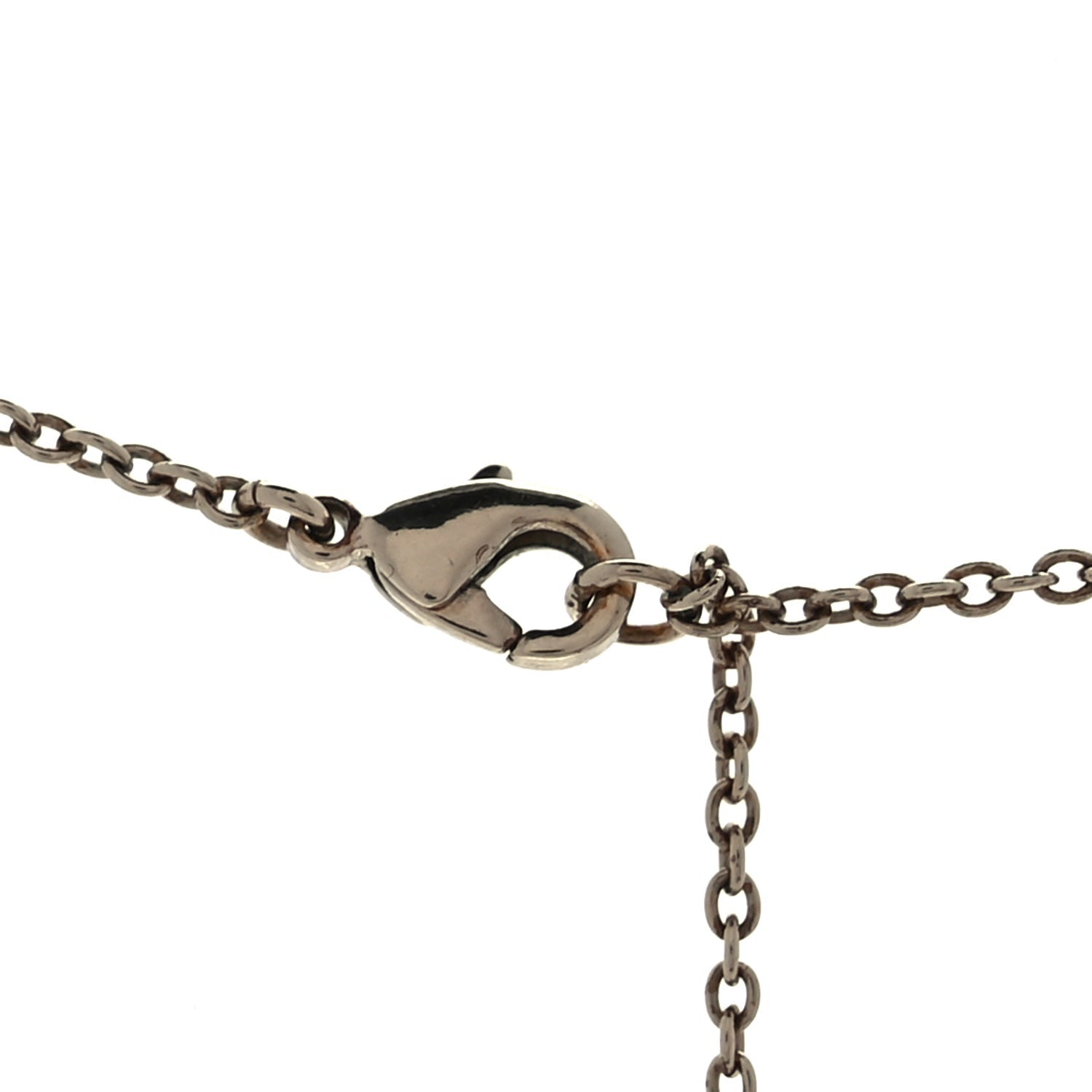 Christian Dior Metal Crystal Clair D Lune Necklace Gold 4 of 5