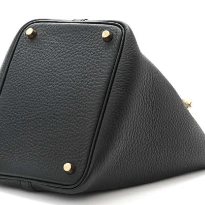 Hermes Taurillon Clemence Picotin Lock 18 PM Black 10 of 11