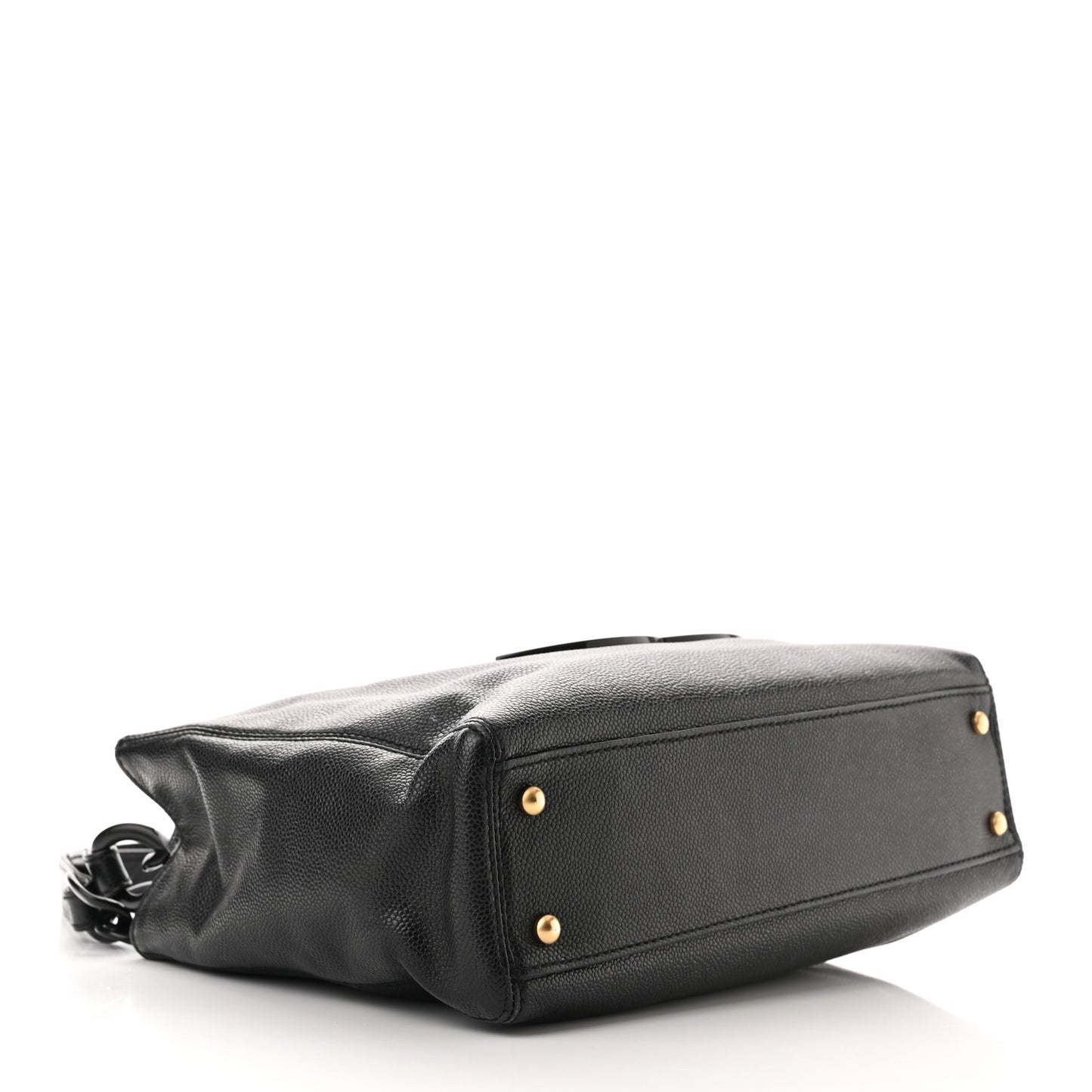 Caviar Bekko Chain Tote Black