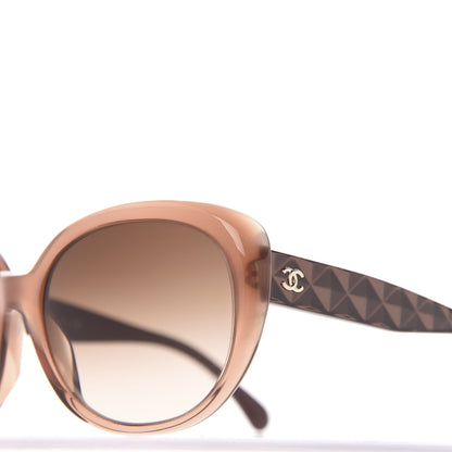 Chanel Acetate Quilted Sunglasses 5184 Tan 6 of 8