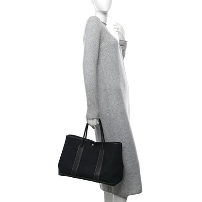 Hermes Toile Negonda Garden Party Tote 36 MM Black 2 of 7