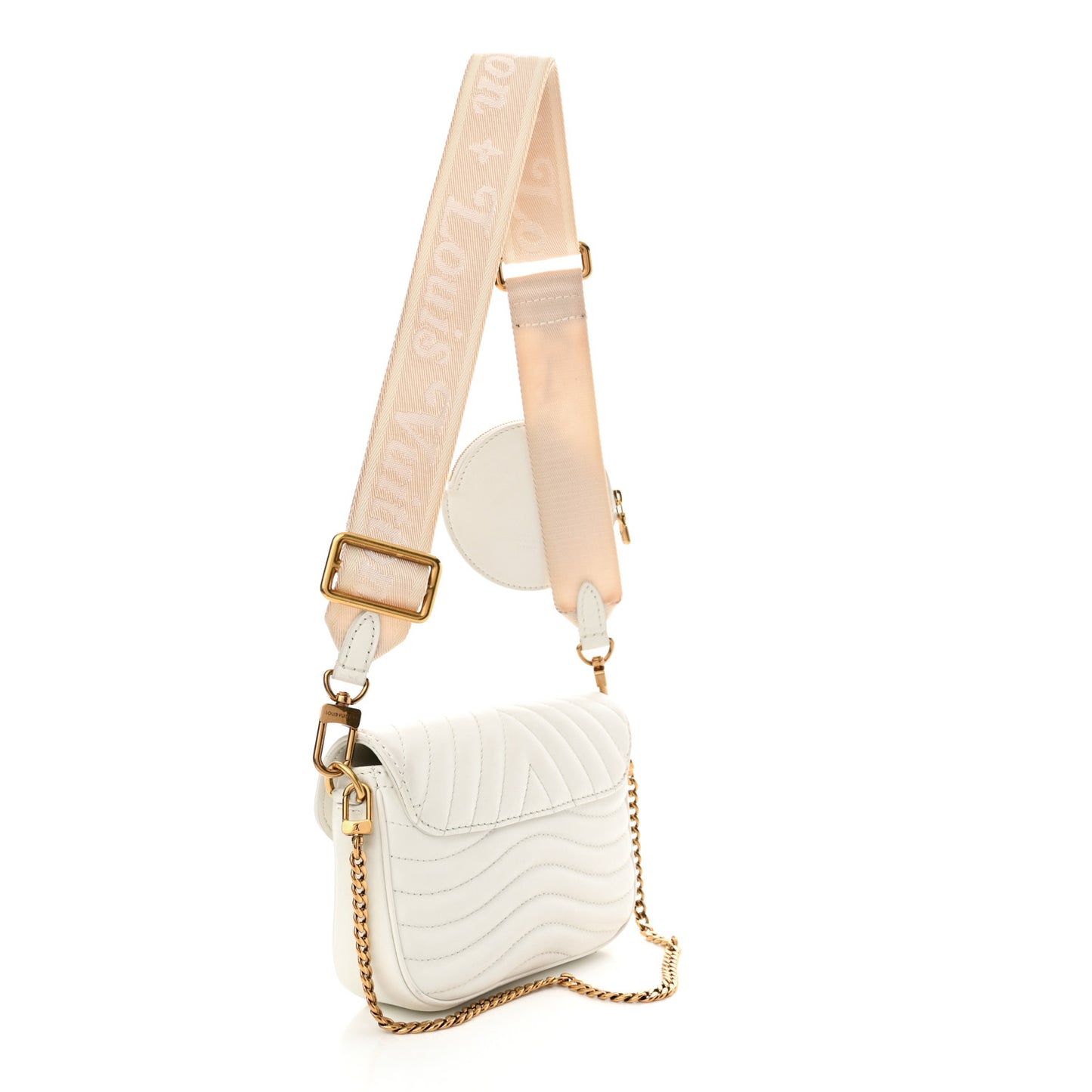 Calfskin New Wave Multi Pochette Snow