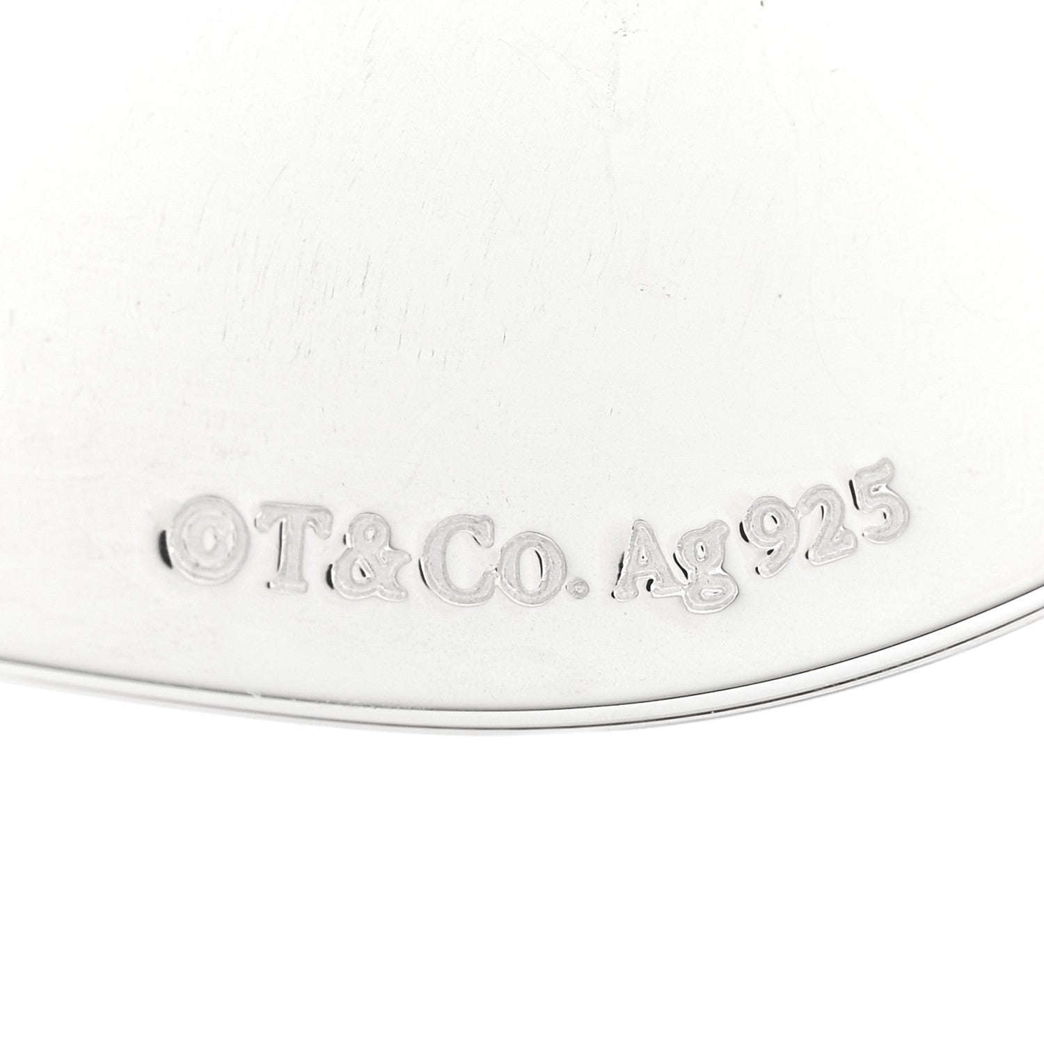 Tiffany Sterling Silver Mom Heart Charm 3 of 4