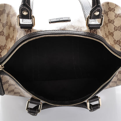 Gucci Crystal Monogram Medium Joy Boston Dark Brown 5 of 5