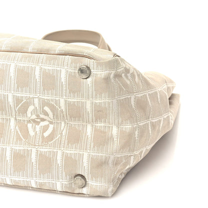 Chanel Nylon Medium Travel Tote Beige 9 of 9