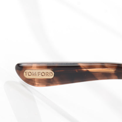 Tom Ford Carli Oversize Square Cateye Sunglasses TF295 Blonde Havana 3 of 7