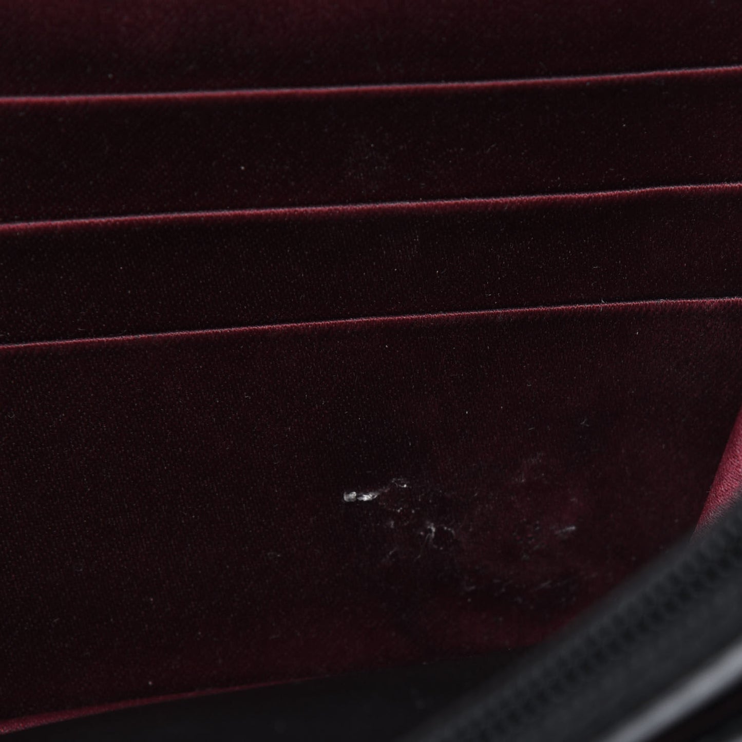 Lambskin Quilted Golden Class Wallet on Chain WOC Black