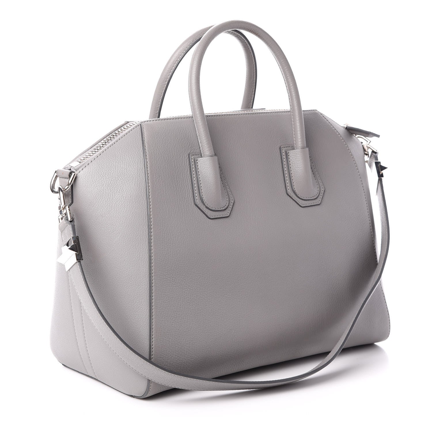 Givenchy Sugar Goatskin Medium Antigona Pearl Grey 3 of 10