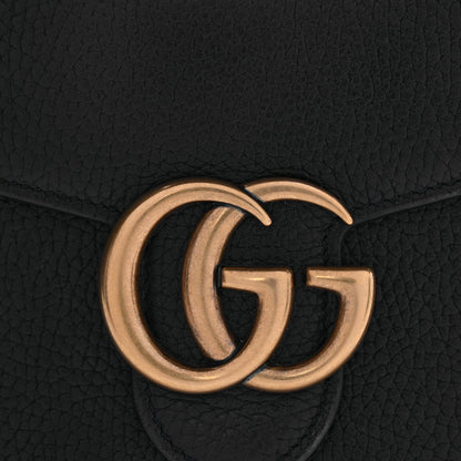 Gucci Calfskin GG Marmont Chain Wallet Black 7 of 9
