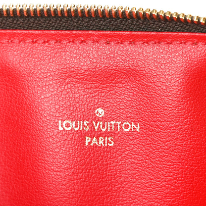 Louis Vuitton Damier Ebene Felicie Chain Wallet Zippered Insert 6 of 7