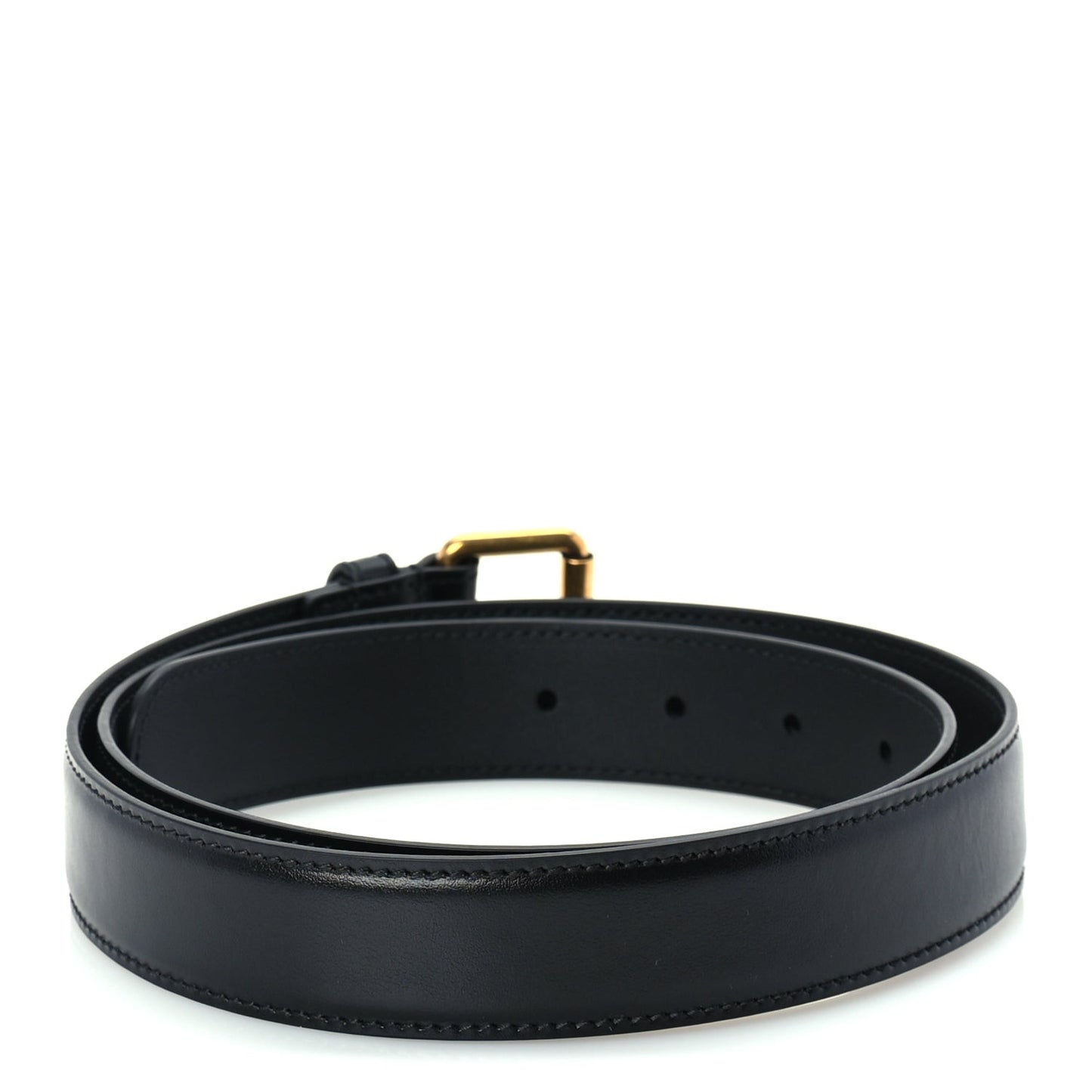 Calfskin Buckle Belt 90 36 Black