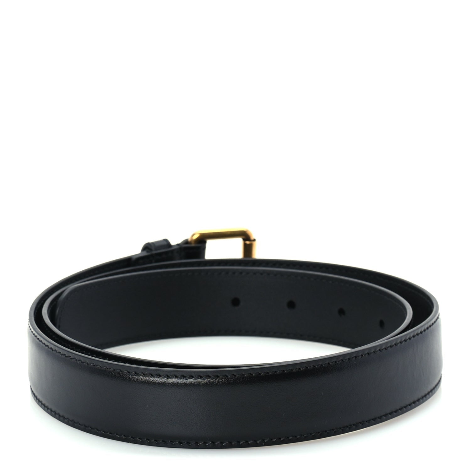 Gucci Calfskin Buckle Belt 90 36 Black 2 of 5