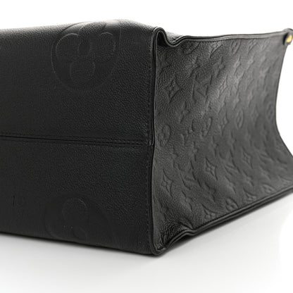 Louis Vuitton Empreinte Monogram Giant Onthego GM Black 9 of 13