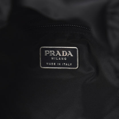 Prada Nylon Flat Messenger Bag Black 7 of 8